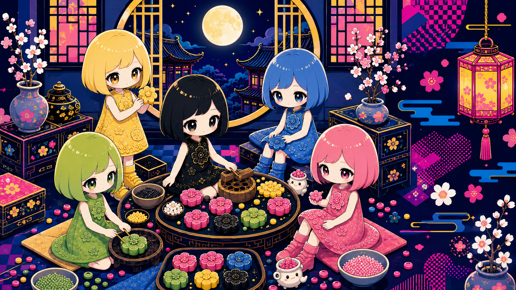 MOONLITREATS Dasik character group